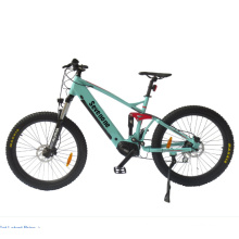 2019 Suntour Full Suspension MID Drive Motor Mountain Electric Bicycle